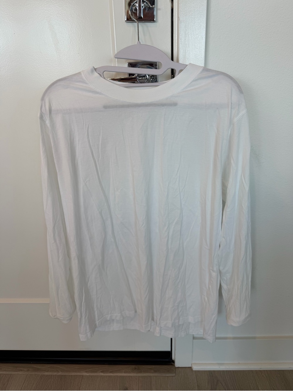 Lululemon white all yours long sleeve shirt